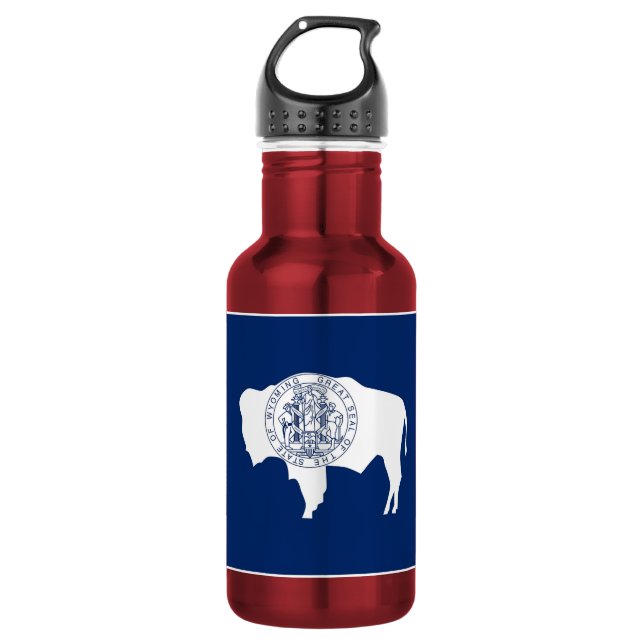 Wyoming  State Flag Liberty Bottle (Front)