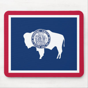 Wyoming State Flag Mouse Mat