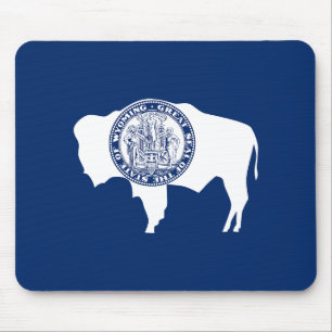 Wyoming State Flag Mouse Mat