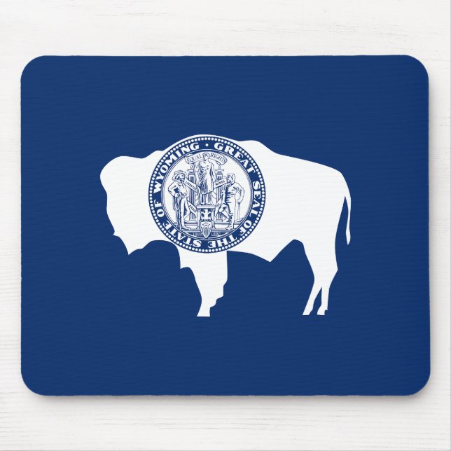 Wyoming State Flag Mouse Mat (Front)