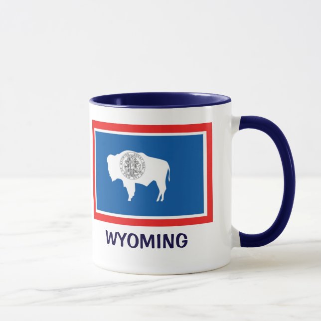 Wyoming State Flag Mug (Right)