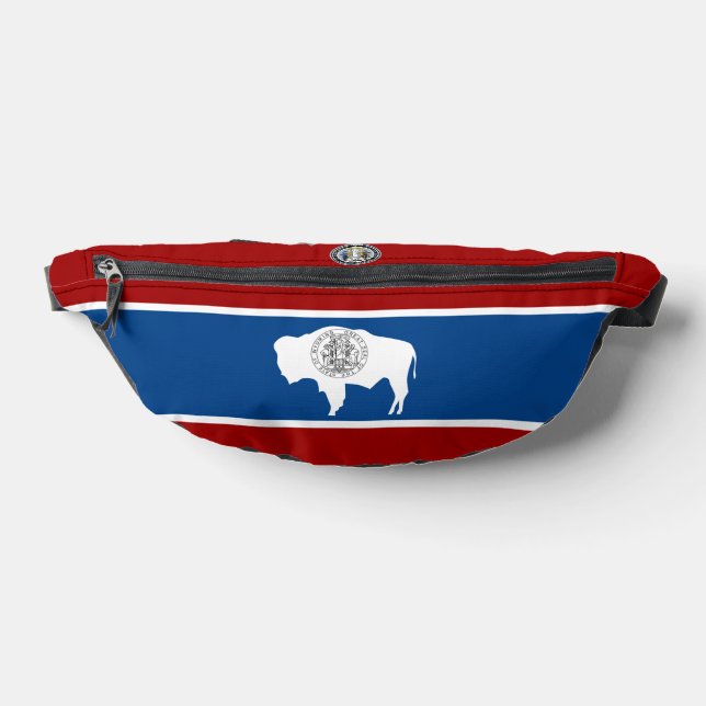 Wyoming State flag-Seal Bum Bags (Lay Down)