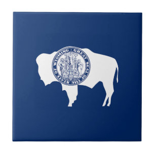 Wyoming State Flag Tile