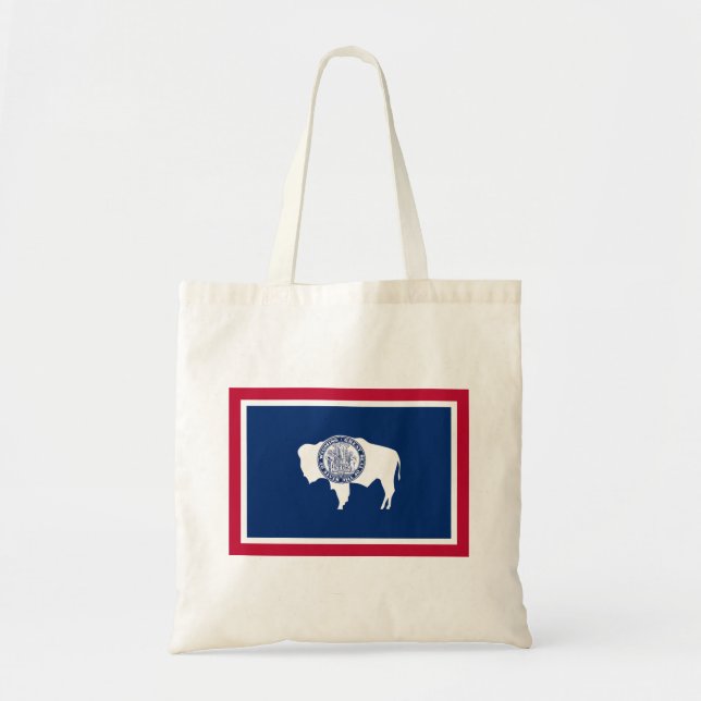 Wyoming State Flag Tote Bag (Front)