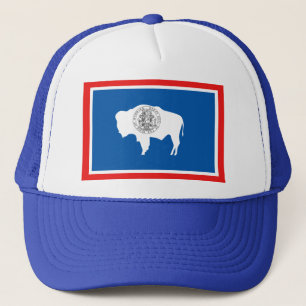 Wyoming State Flag Trucker Hat