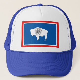Wyoming State Flag Trucker Hat