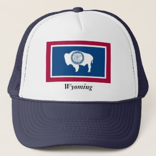 Wyoming State Flag Trucker Hat