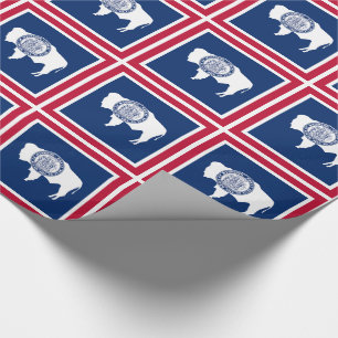 Wyoming State Flag Wrapping Paper