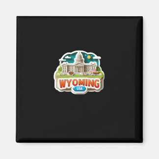 Wyoming Sticker  Magnet
