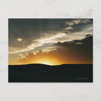 Wyoming Sunset Postcard