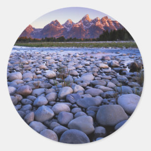 Wyoming, Teton National Park, Snake River Classic Round Sticker