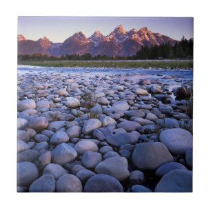 Wyoming, Teton National Park, Snake River Tile