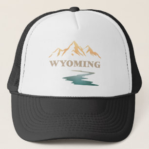 Wyoming United States of America Trucker Hat