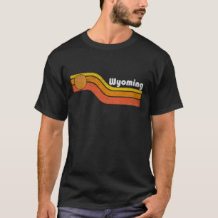Wyoming - Vintage Men Women 70s 80s Graphic Cool R T-Shirt