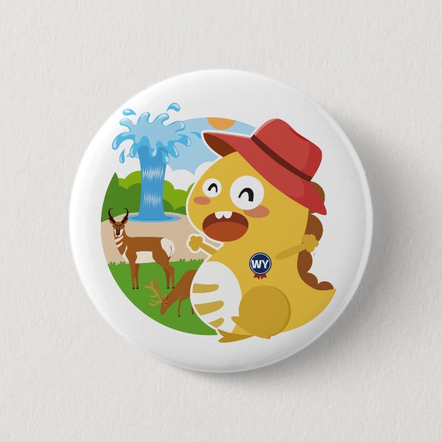 Wyoming VIPKID Button (Front)