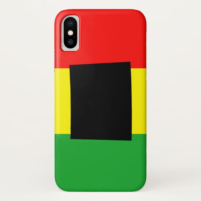Wyoming with Rasta Colours Case-Mate iPhone Case (Back)