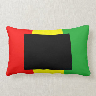 Wyoming with Rasta Colours Lumbar Cushion