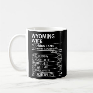 Wyoming Wy Nutrition Facts Usa State Coffee Mug