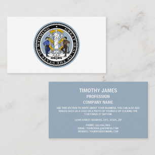 Wyomingite Seal, Seal of Wyoming Business Card