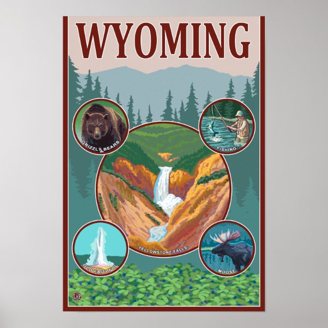 WyomingWyoming Collage Poster (Front)