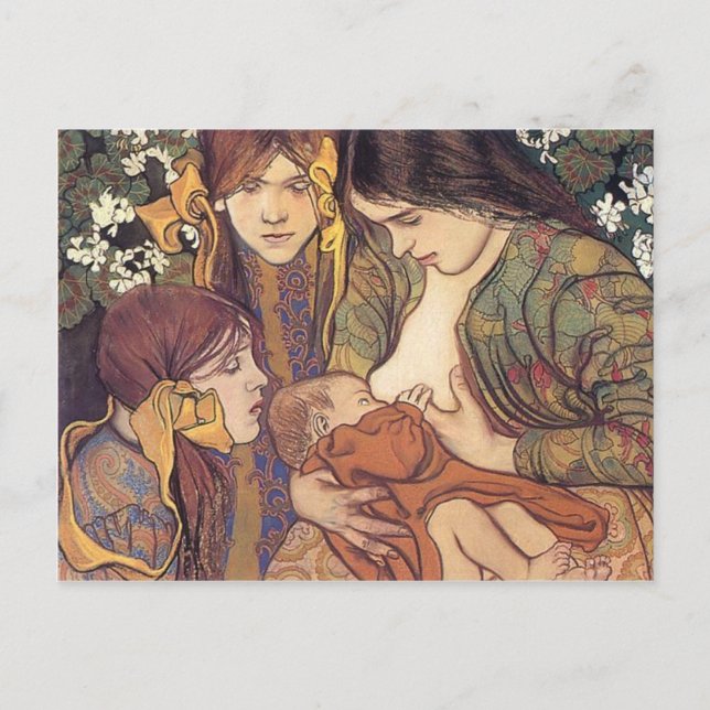 Wyspianski, Maternity, 1905 Postcard (Front)