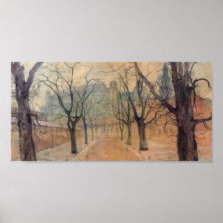 Wyspianski, Planty Park at Dawn, 1894 Poster