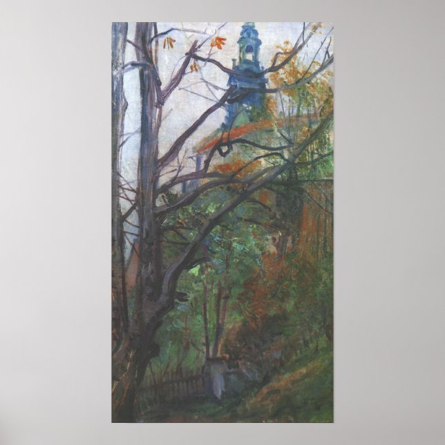 Wyspianski,  View of Vavel, 1894 Poster (Front)