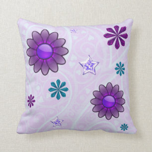 Wysteria Jewelled 3D Cushion