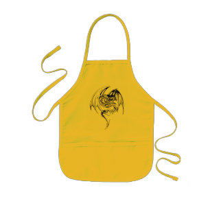 Wyvern Dragon Are Fantasy Mythical Creatures Kids Apron