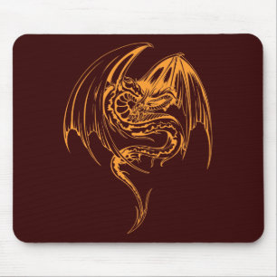 Wyvern Dragon Are Fantasy Mythical Creatures Mouse Mat