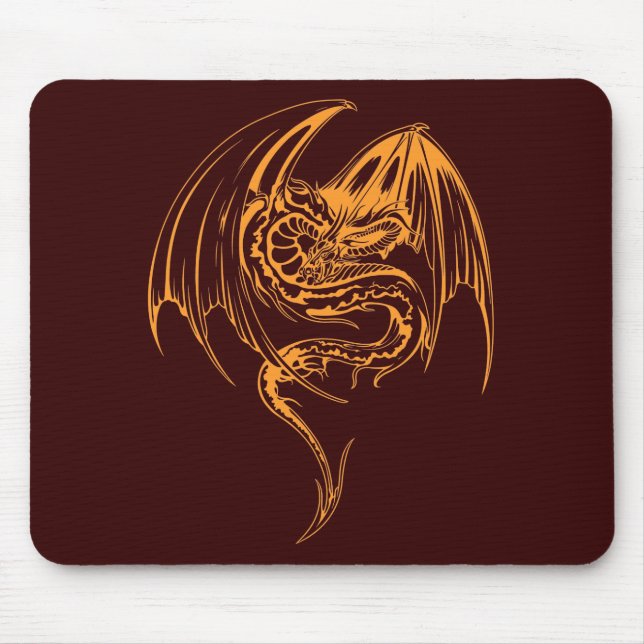 Wyvern Dragon Are Fantasy Mythical Creatures Mouse Mat (Front)