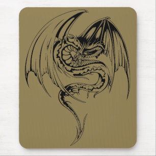 Wyvern Dragon Are Fantasy Mythical Creatures Mouse Mat