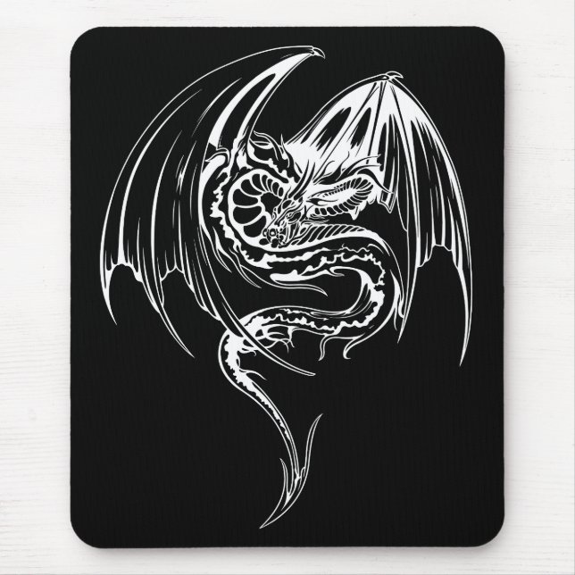 Wyvern Dragon Are Fantasy Mythical Creatures Mouse Mat (Front)