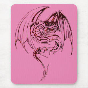 Wyvern Dragon Are Fantasy Mythical Creatures Mouse Mat