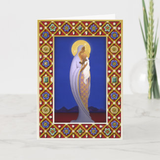 X006 Jewelled Madonna Holiday Card