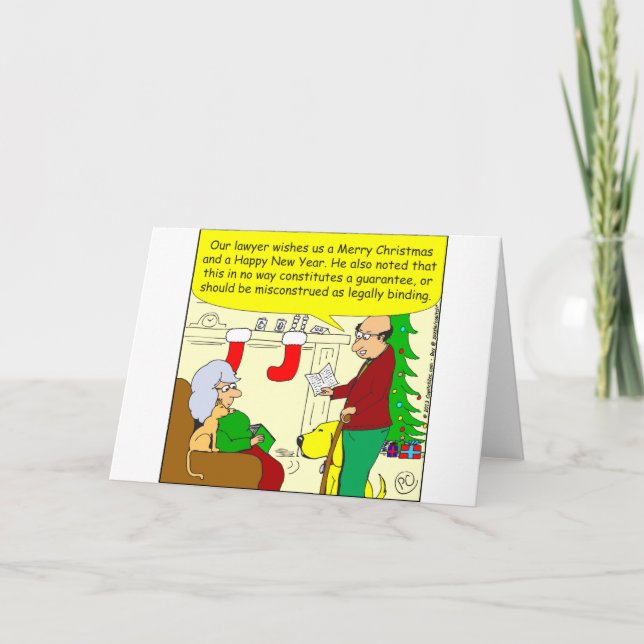 x08 Christmas card from our lawyer - cartoon (Front)