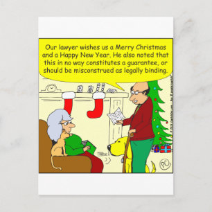 x08 Christmas card from our lawyer - cartoon