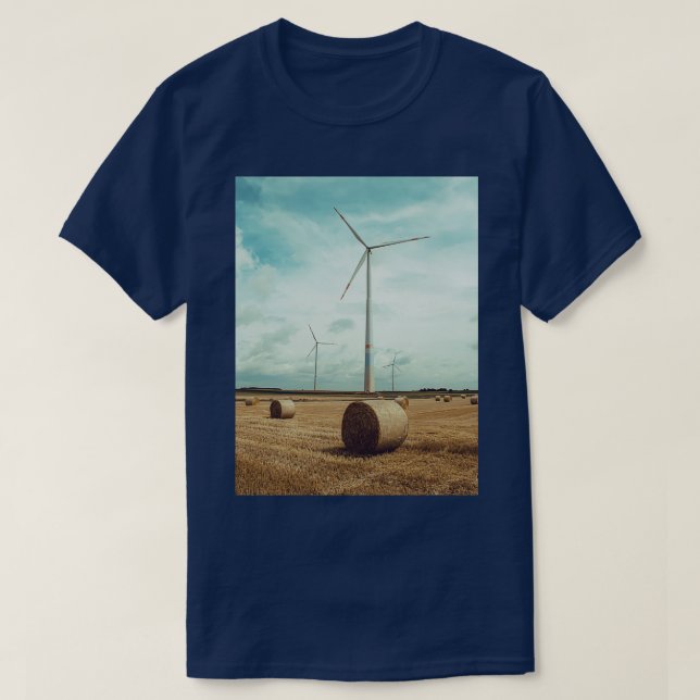 x27Windfarm in Offenbach an der Queichx27 Wind Tur T-Shirt (Design Front)
