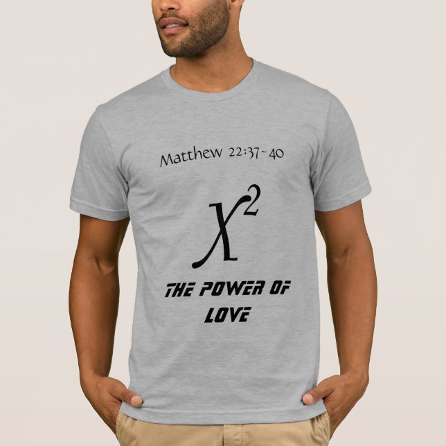 X2 The Power of Love (Light) T-Shirt (Front)
