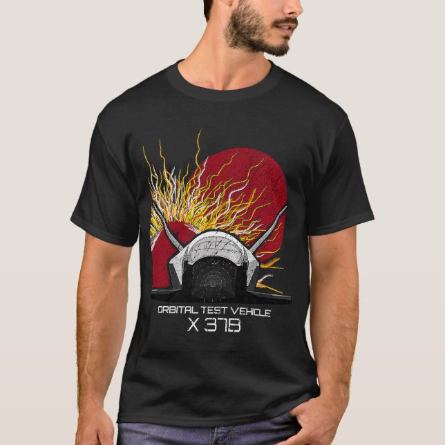 X 37B Space OTV Orbital Test Vehicle Spacecraft T-Shirt (Front)