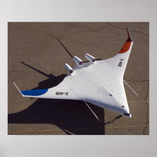 X-48B Blended Wing Body unmanned aerial vehicle 4 Poster