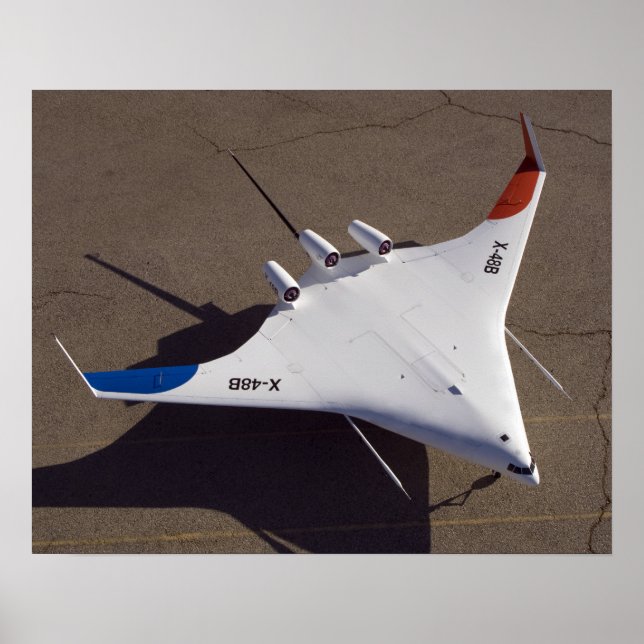 X-48B Blended Wing Body unmanned aerial vehicle 4 Poster (Front)