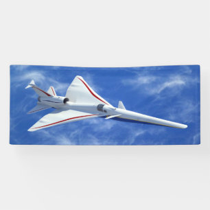 X-59 Low Boom Supersonic Jet Aircraft Banner