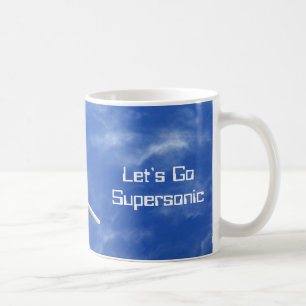 X-59 Low Boom Supersonic Jet Aircraft Coffee Mug