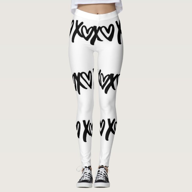 **X AND O HUGS AND KISSES** LEGGINGS (Front)