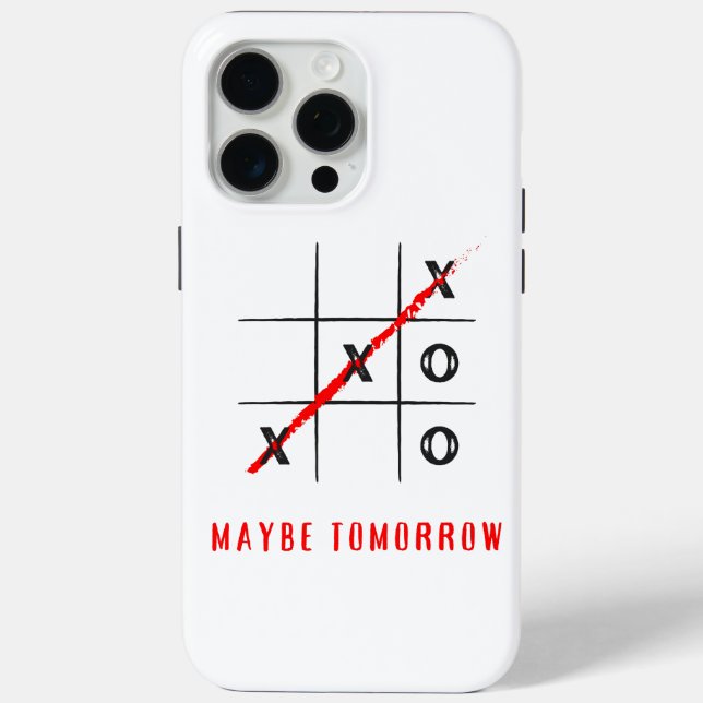 x and o,  maybe tomorrow Case-Mate iPhone case (Back)