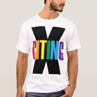 X-Citing Exciting Black Rainbow Original Letters