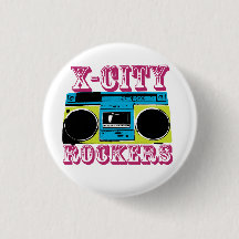 X-CITY ROCKERS badge