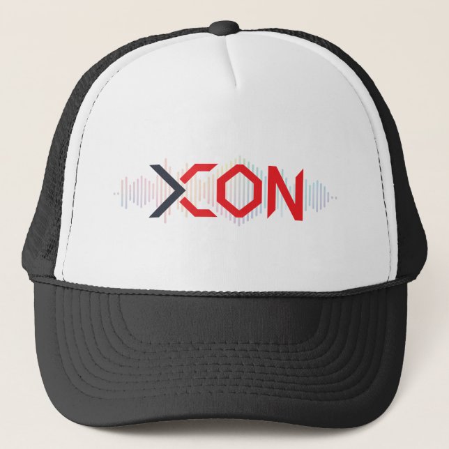 X-Con Wave Logo Trucker Hat (Front)