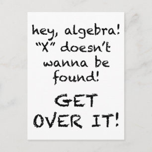 X Doesn’t Wanna Be Found Postcard